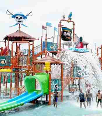 Multi Play station ride for all age groups at Wet'nJoy Shirdi water park