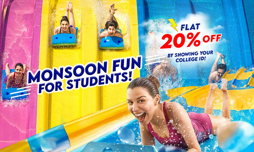 Monsoon Fun for Students! Special offer Flat 20% off by showing your college ID